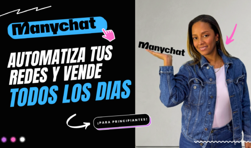 Automatiza mensajes y vende con manychat